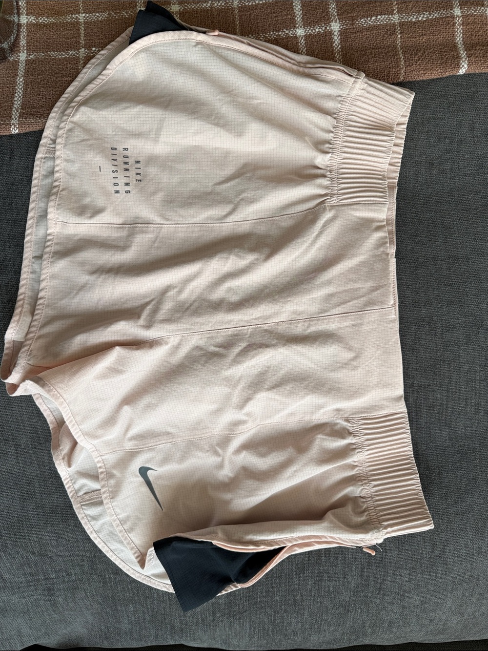 Nike Women's Light Pink Athletic Running Shorts